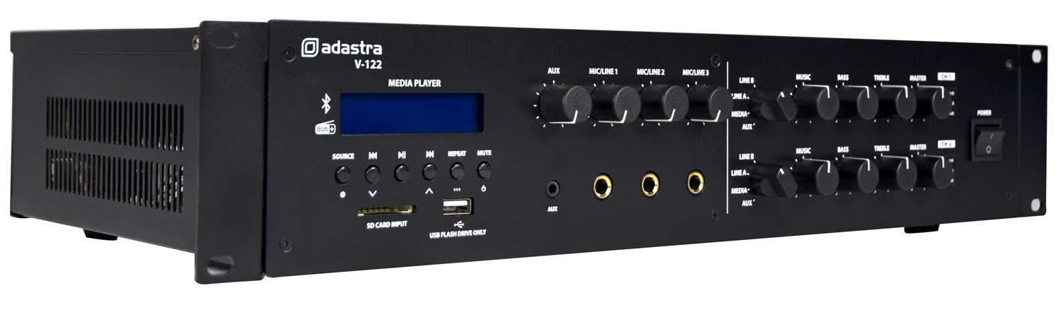 Adastra V-122 Mixer-Amplifier 100V with DAB+/FM/USB/SD/BT - view 5