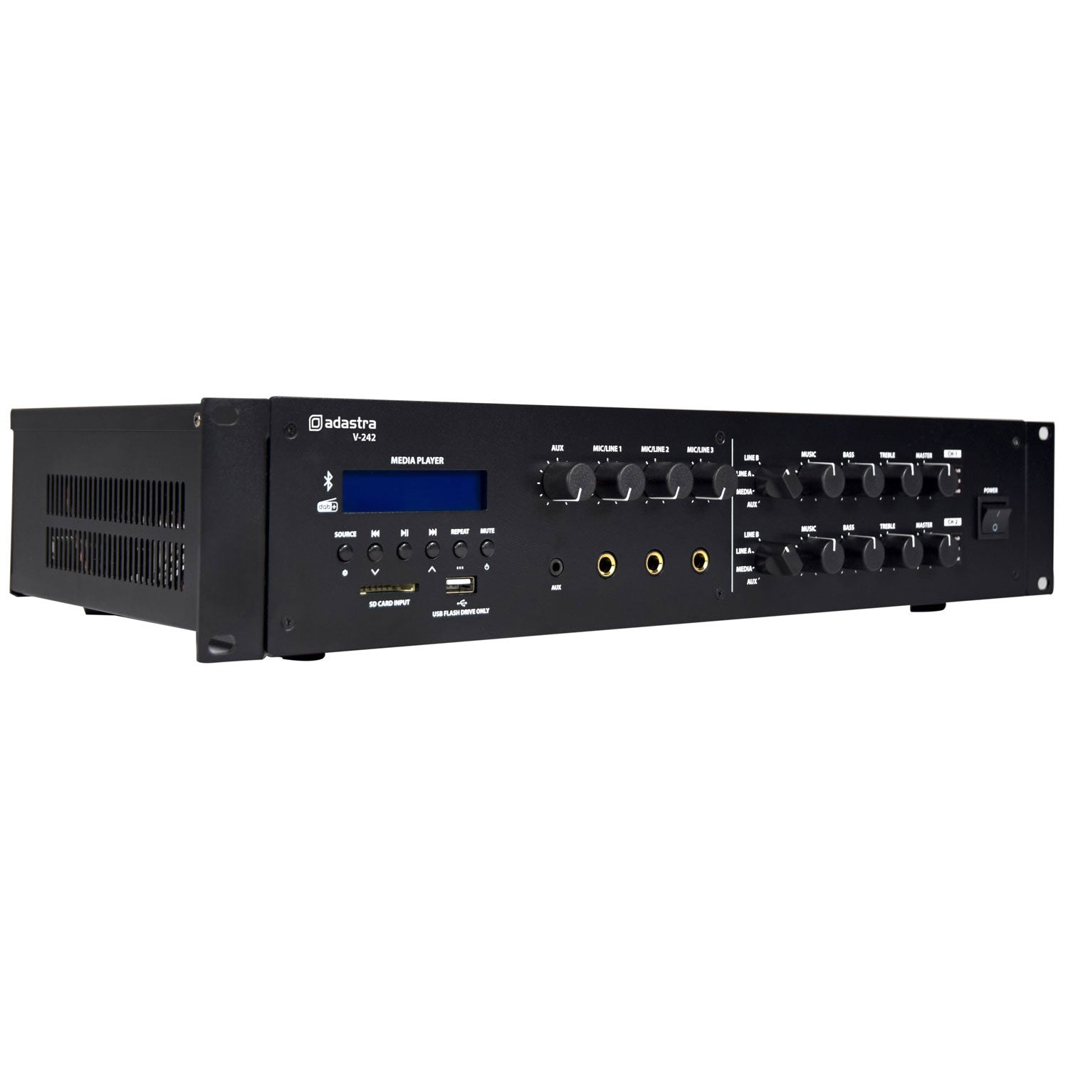 Adastra V-242 Mixer-Amplifier 100V with DAB+/FM/USB/SD/BT - view 5