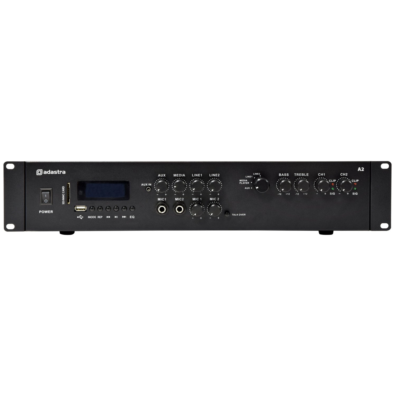 Adastra A2 Stereo PA Amplifier 2 x 200W