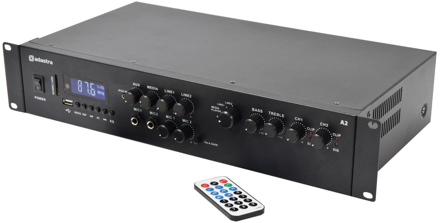 Adastra A2 Stereo PA Amplifier 2 x 200W - view 7