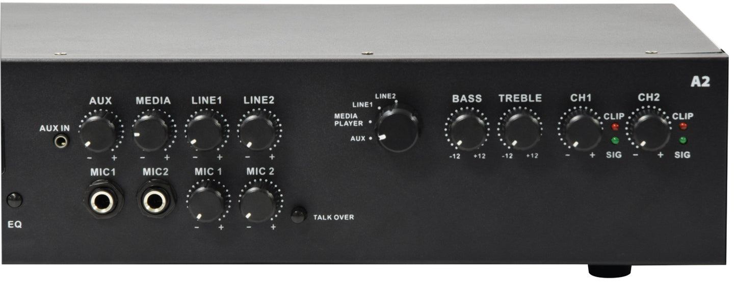 Adastra A2 Stereo PA Amplifier 2 x 200W - view 4