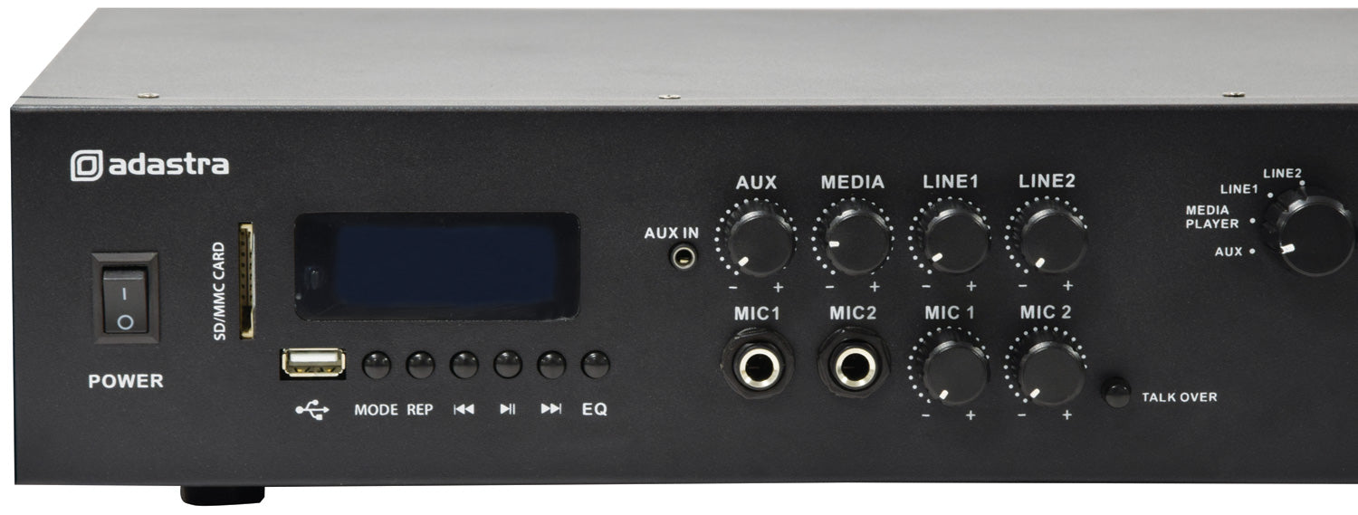 Adastra A2 Stereo PA Amplifier 2 x 200W - view 5