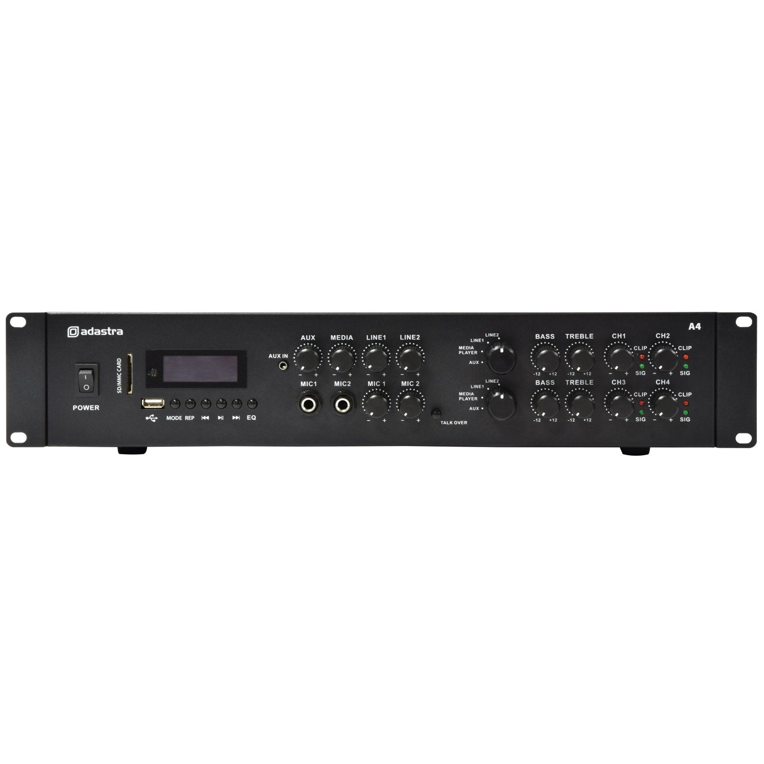 Adastra A4 Dual Stereo Amplifier 4 x 200W