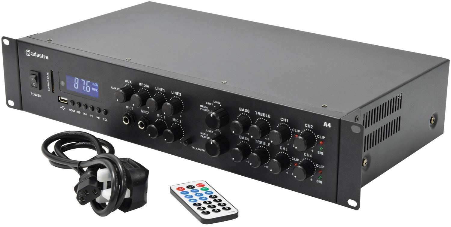 Adastra A4 Dual Stereo Amplifier 4 x 200W - view 6