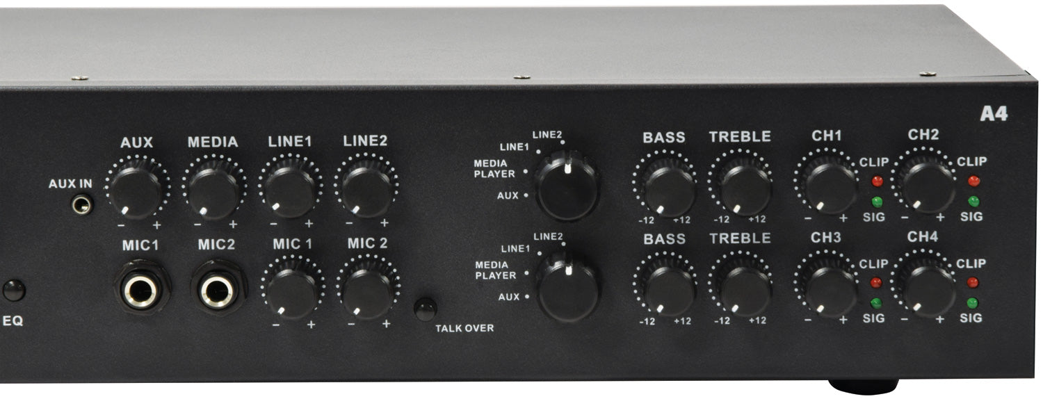 Adastra A4 Dual Stereo Amplifier 4 x 200W - view 5