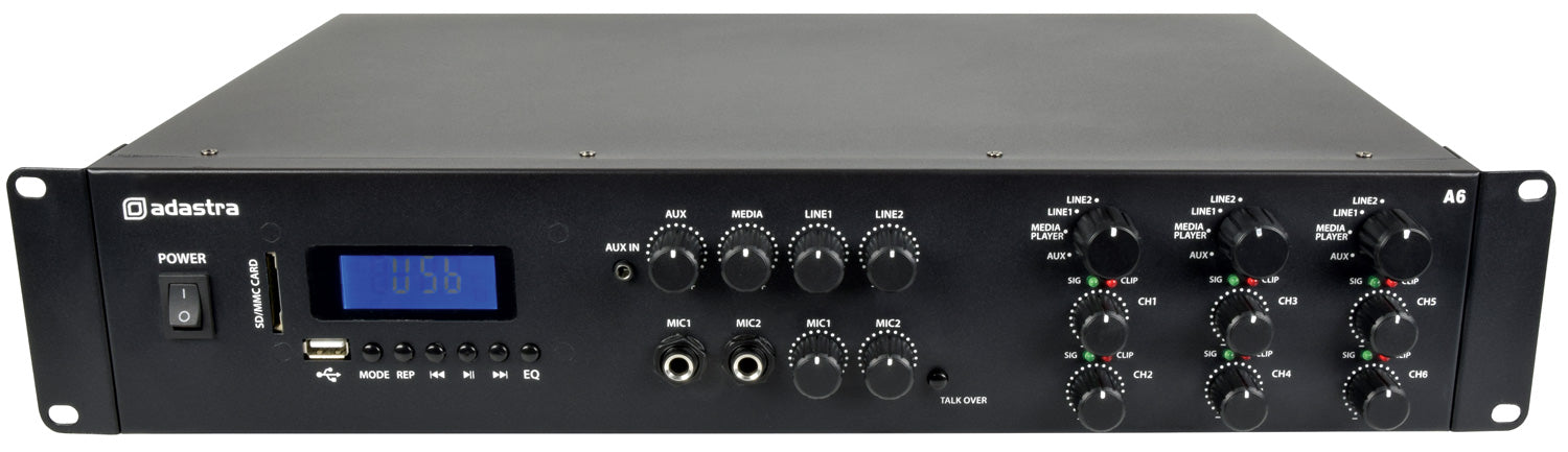Adastra A6 Tri Stereo Amplfier 6x200W - view 2
