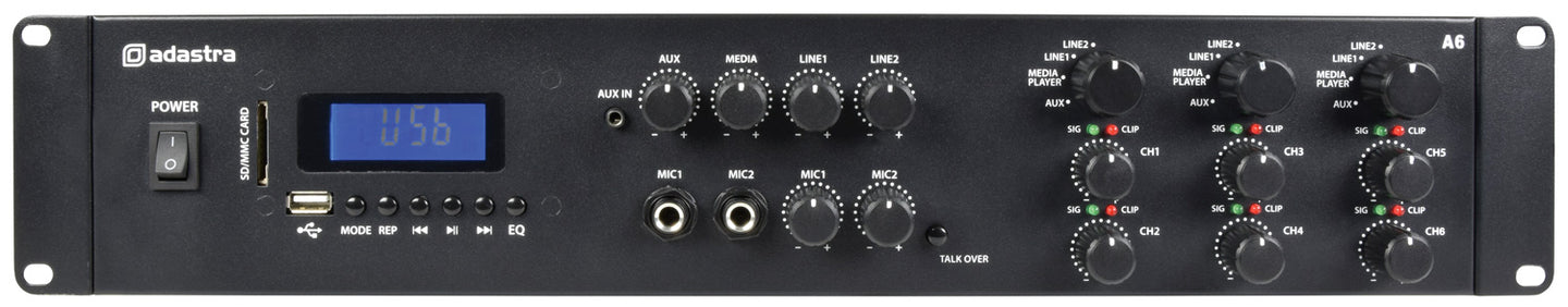 Adastra A6 Tri Stereo Amplfier 6x200W