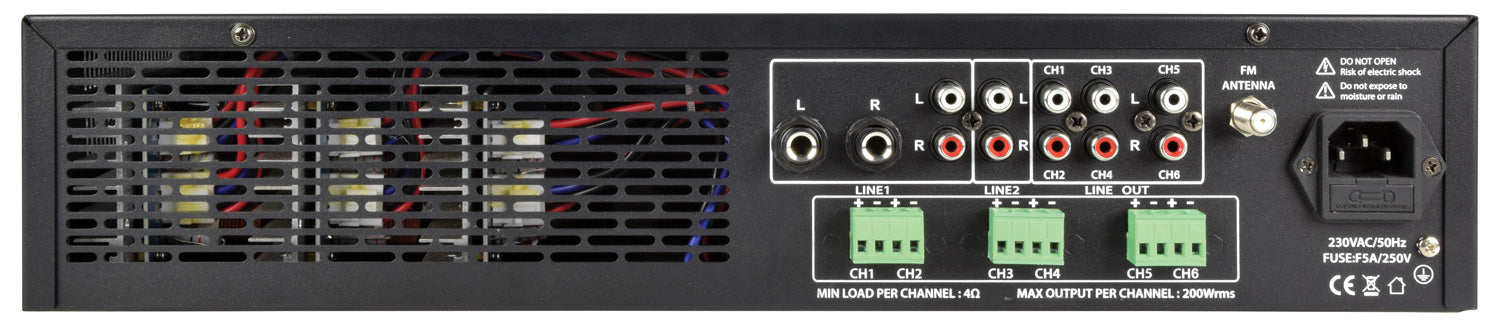 Adastra A6 Tri Stereo Amplfier 6x200W - view 4