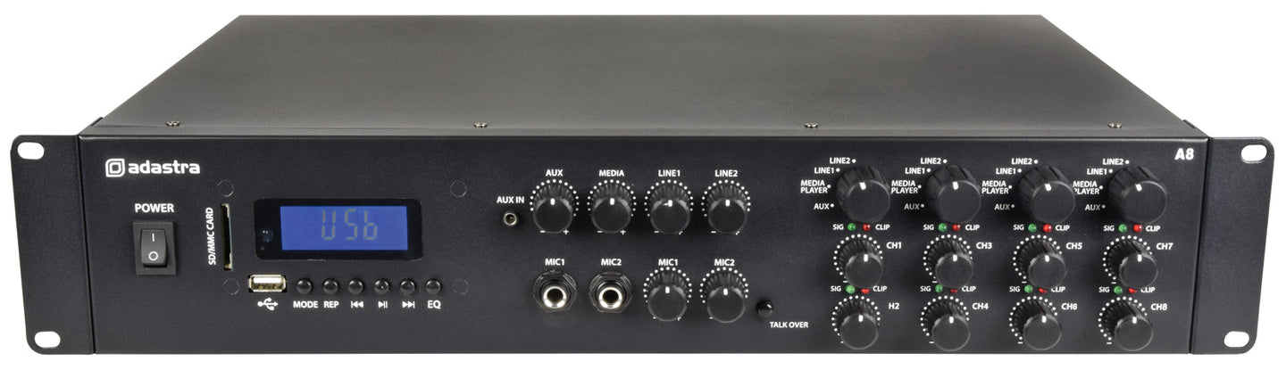 Adastra A8 Quad Stereo Amplfier 8x200W - view 2