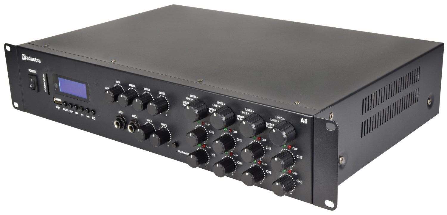 Adastra A8 Quad Stereo Amplfier 8x200W - view 3