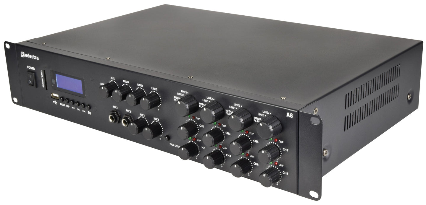 Adastra A8 Quad Stereo Amplfier 8x200W - view 3