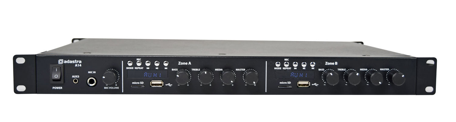 Adastra A14 Dual Stereo Amp 1U 4 x160W - view 4