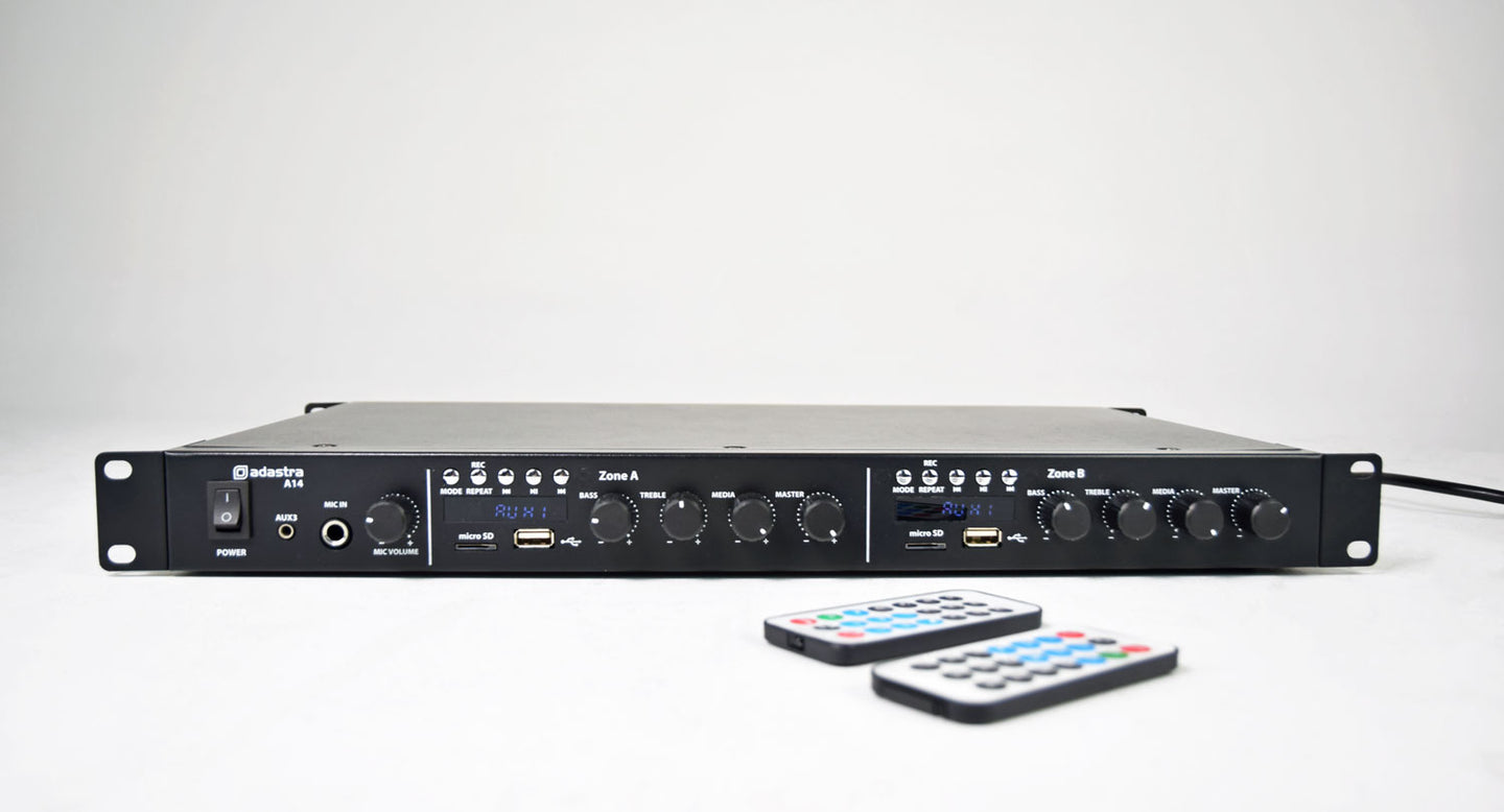Adastra A14 Dual Stereo Amp 1U 4 x160W - view 8
