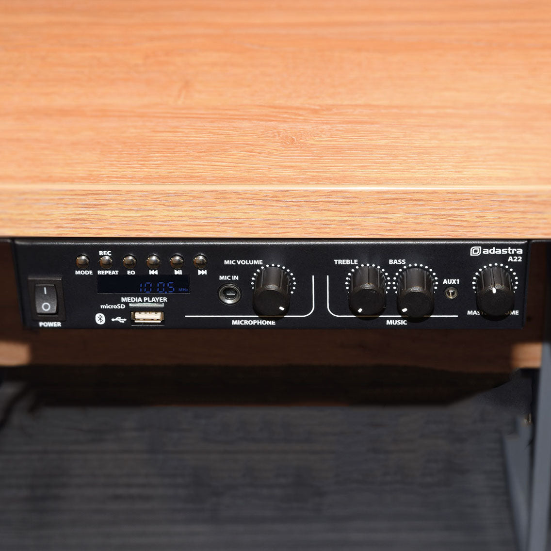Adastra A22 Compact Stereo PA Amplifier - view 5