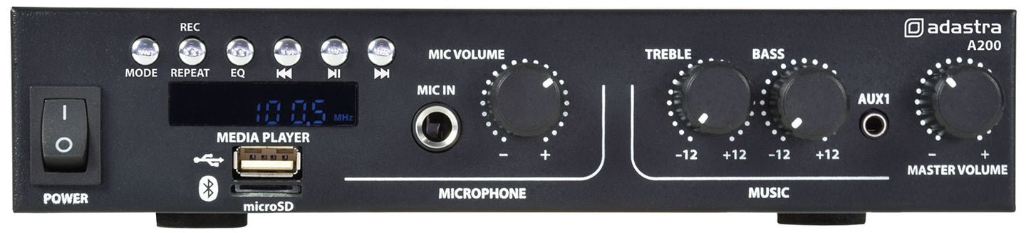Adastra A200 Compact Mixer-Amp 2x100W