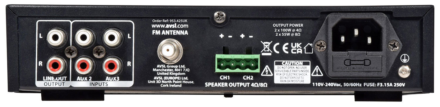 Adastra A200 Compact Mixer-Amp 2x100W - view 2