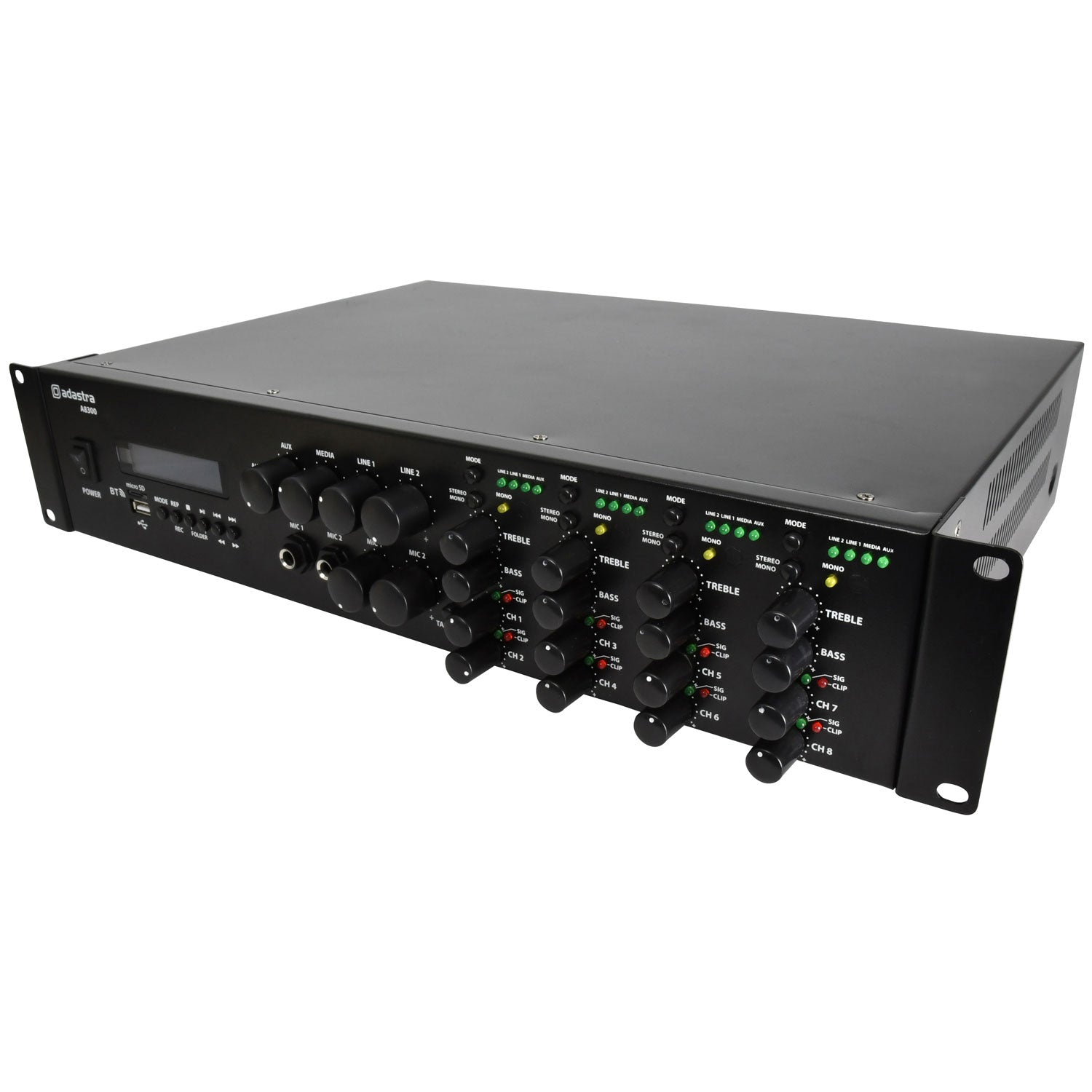 Adastra A8300 Mixer-Amp 8 x 300W - view 3