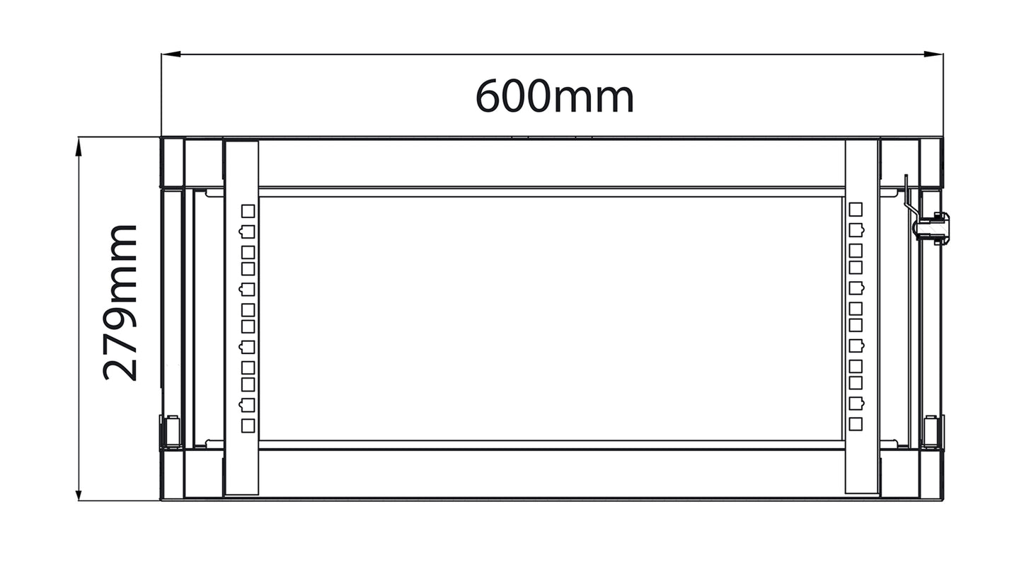 Adastra Rack Cabinet 4U x 450mm Deep - view 9