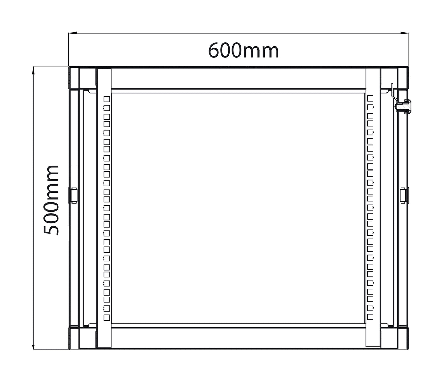 Adastra Rack Cabinet 9U x 450mm Deep - view 2