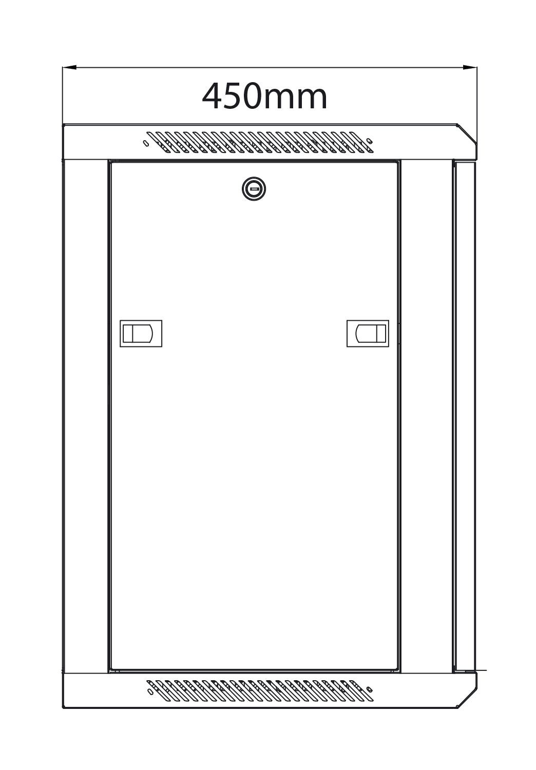 Adastra Rack Cabinet 12U x 450mm Deep - view 3