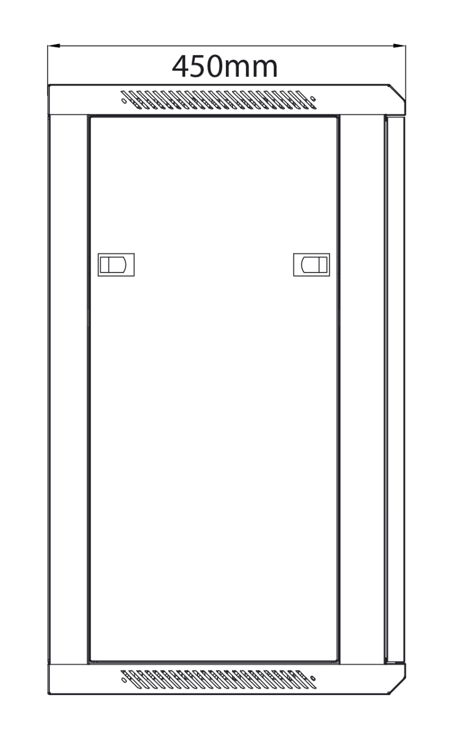 Adastra Rack Cabinet 15U x 450mm Deep - view 3