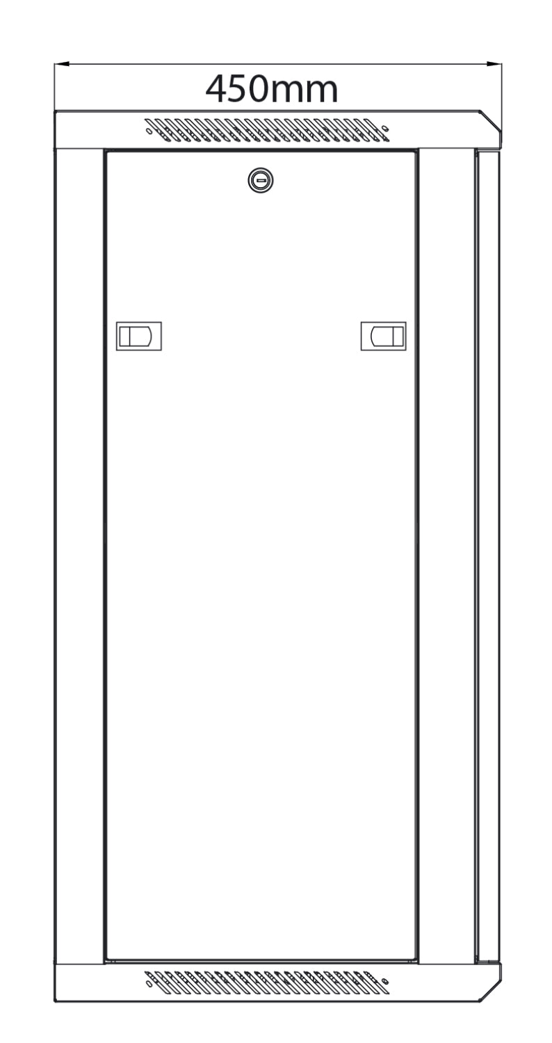 Adastra Rack Cabinet 18U x 450mm Deep - view 3