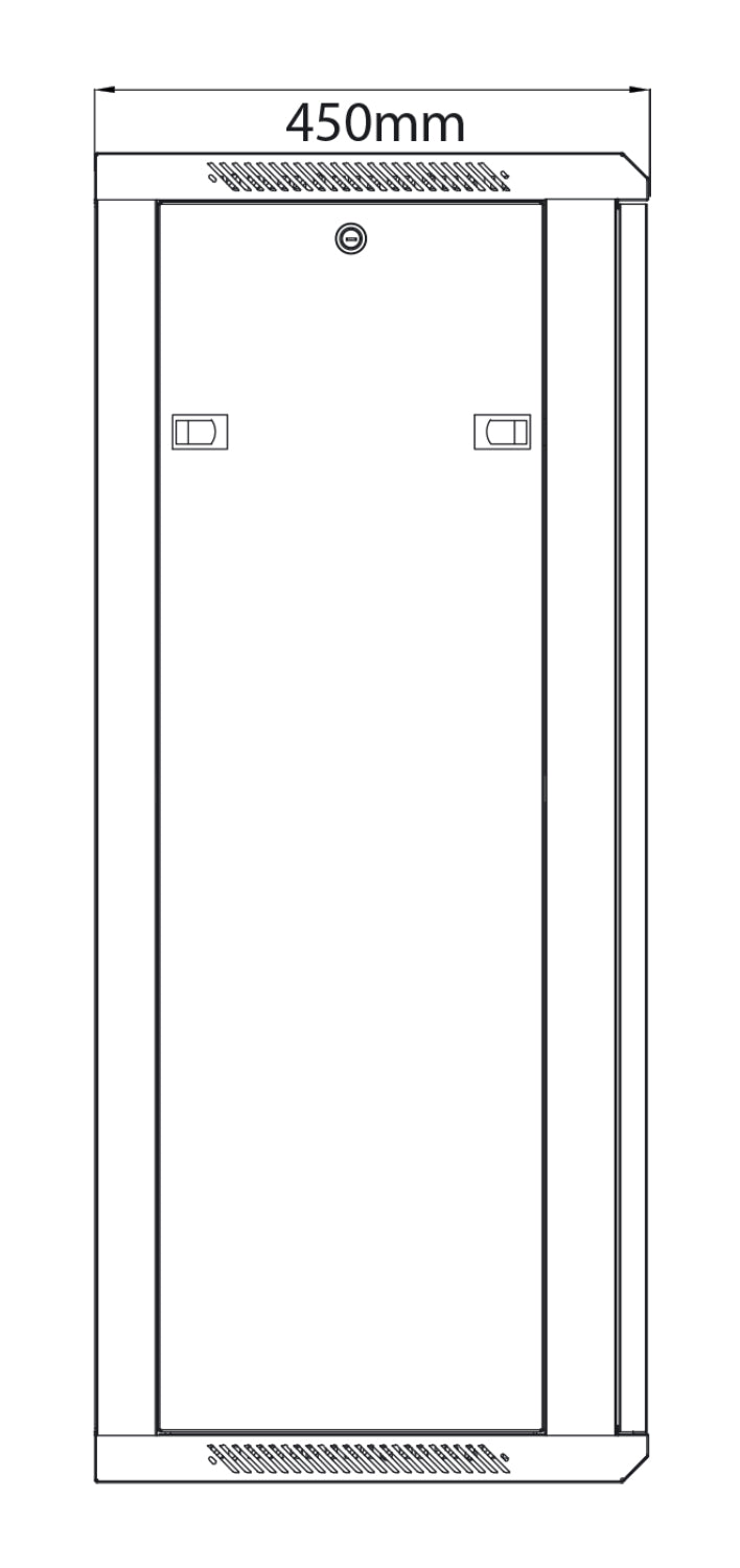 Adastra Rack Cabinet 22U x 450mm Deep - view 3