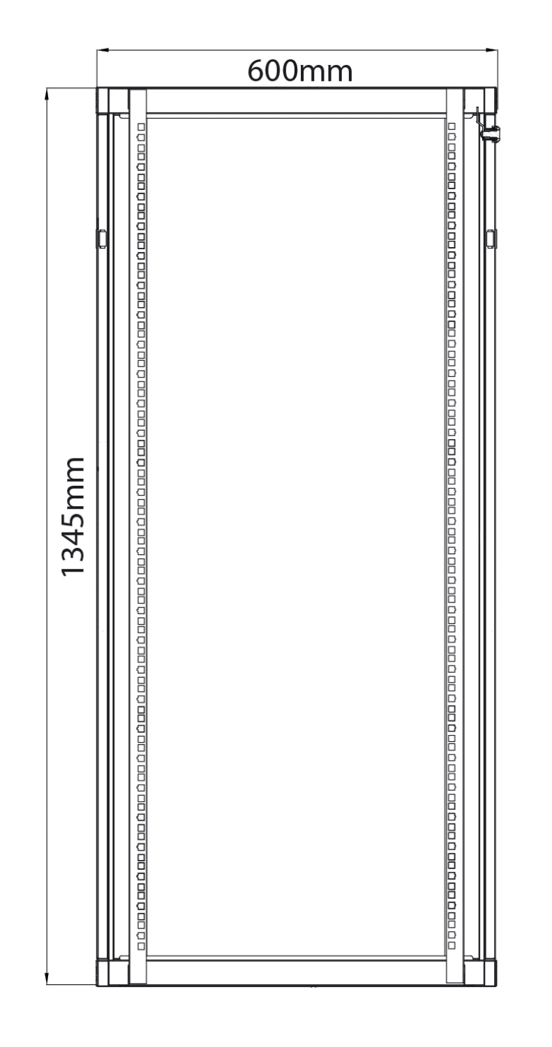 Adastra Rack Cabinet 28U x 450mm Deep - view 2