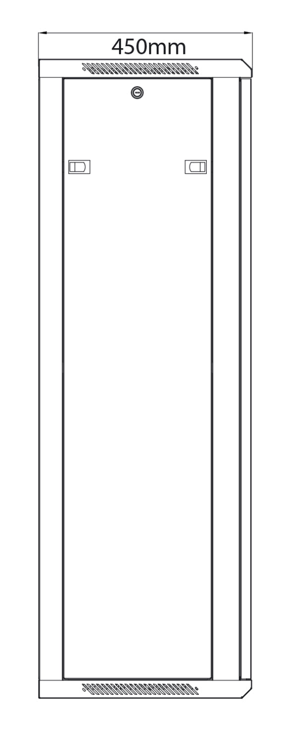 Adastra Rack Cabinet 28U x 450mm Deep - view 3