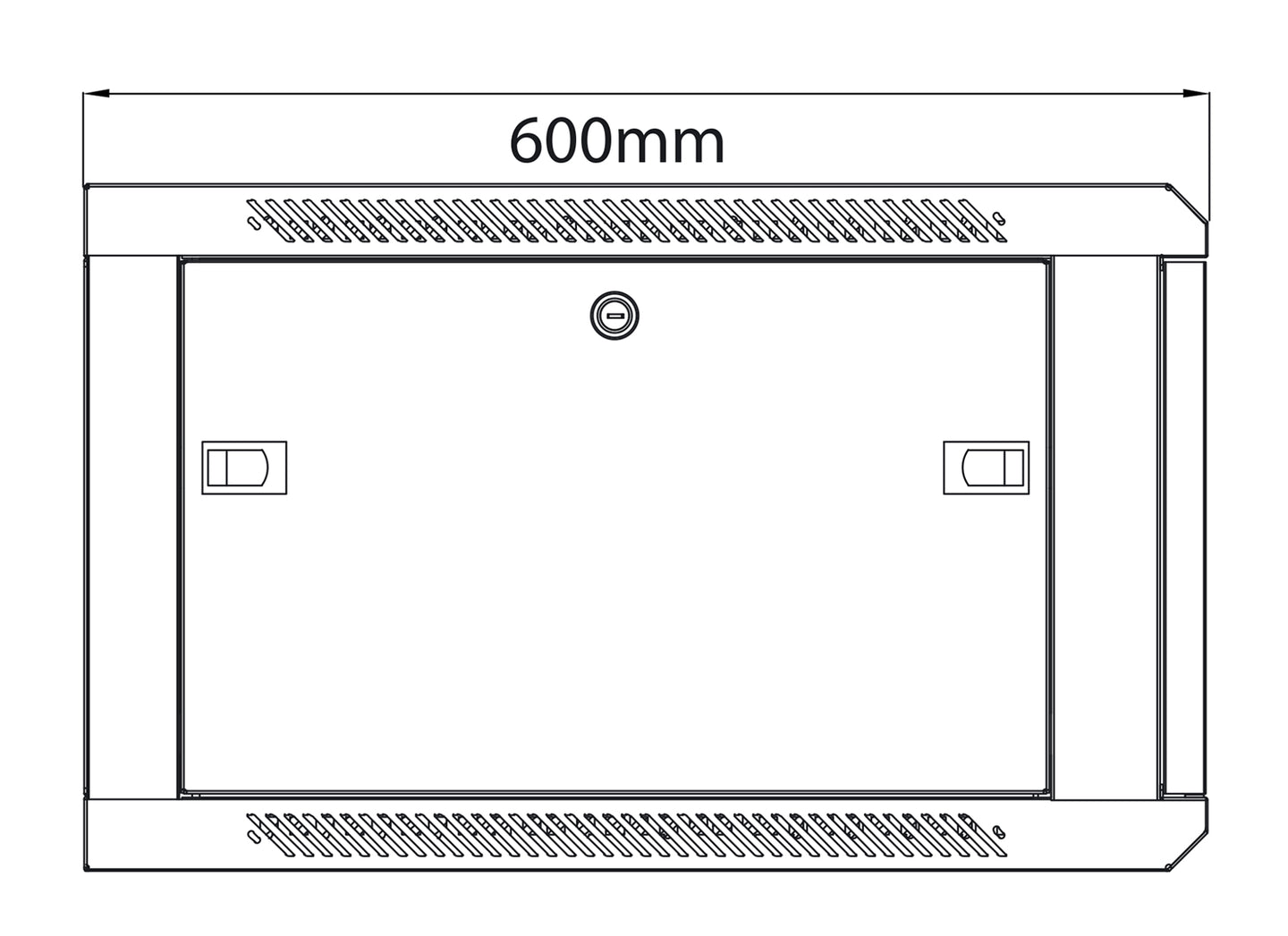 Adastra Rack Cabinet 6U x 600mm Deep - view 3