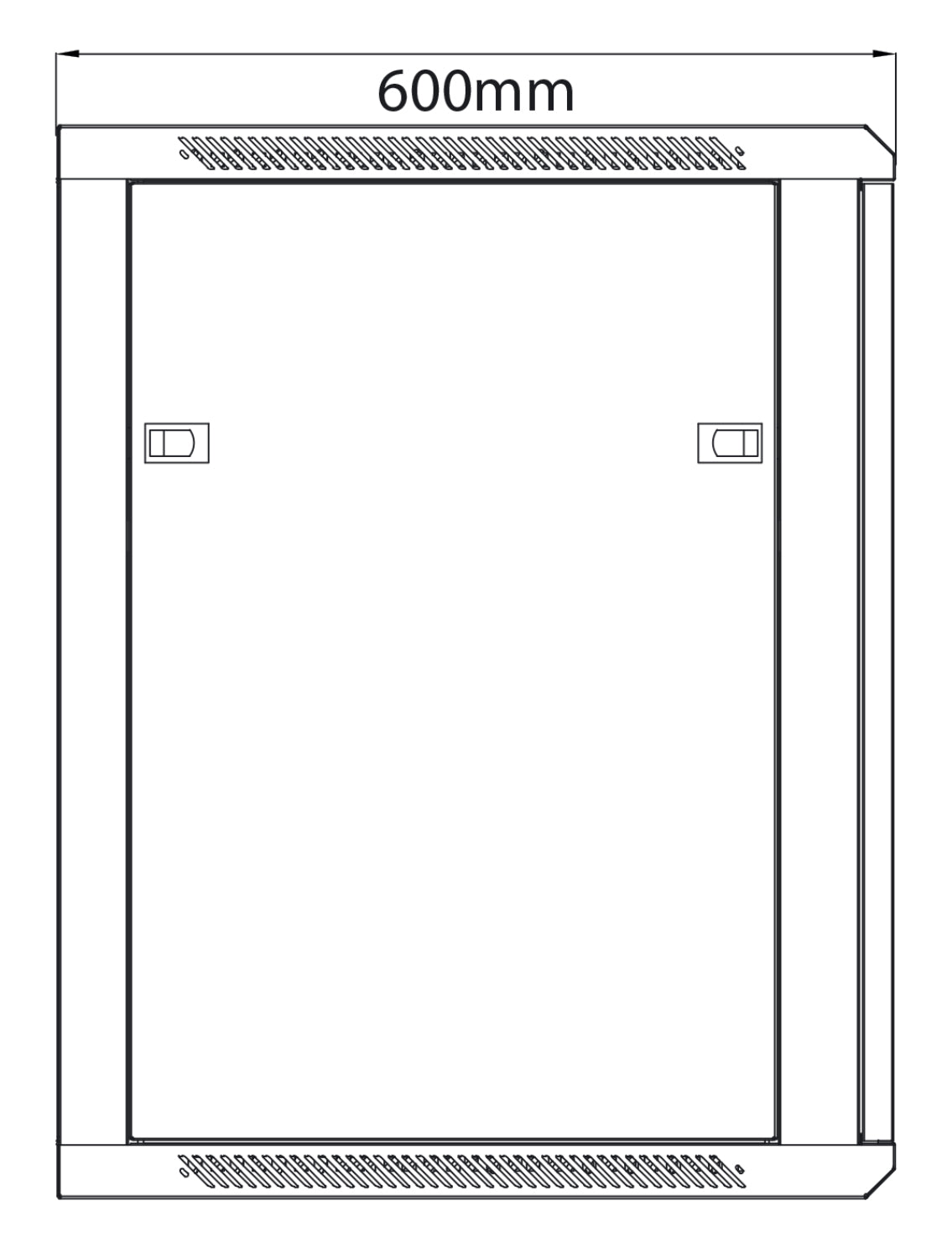 Adastra Rack Cabinet 15U x 600mm Deep - view 3
