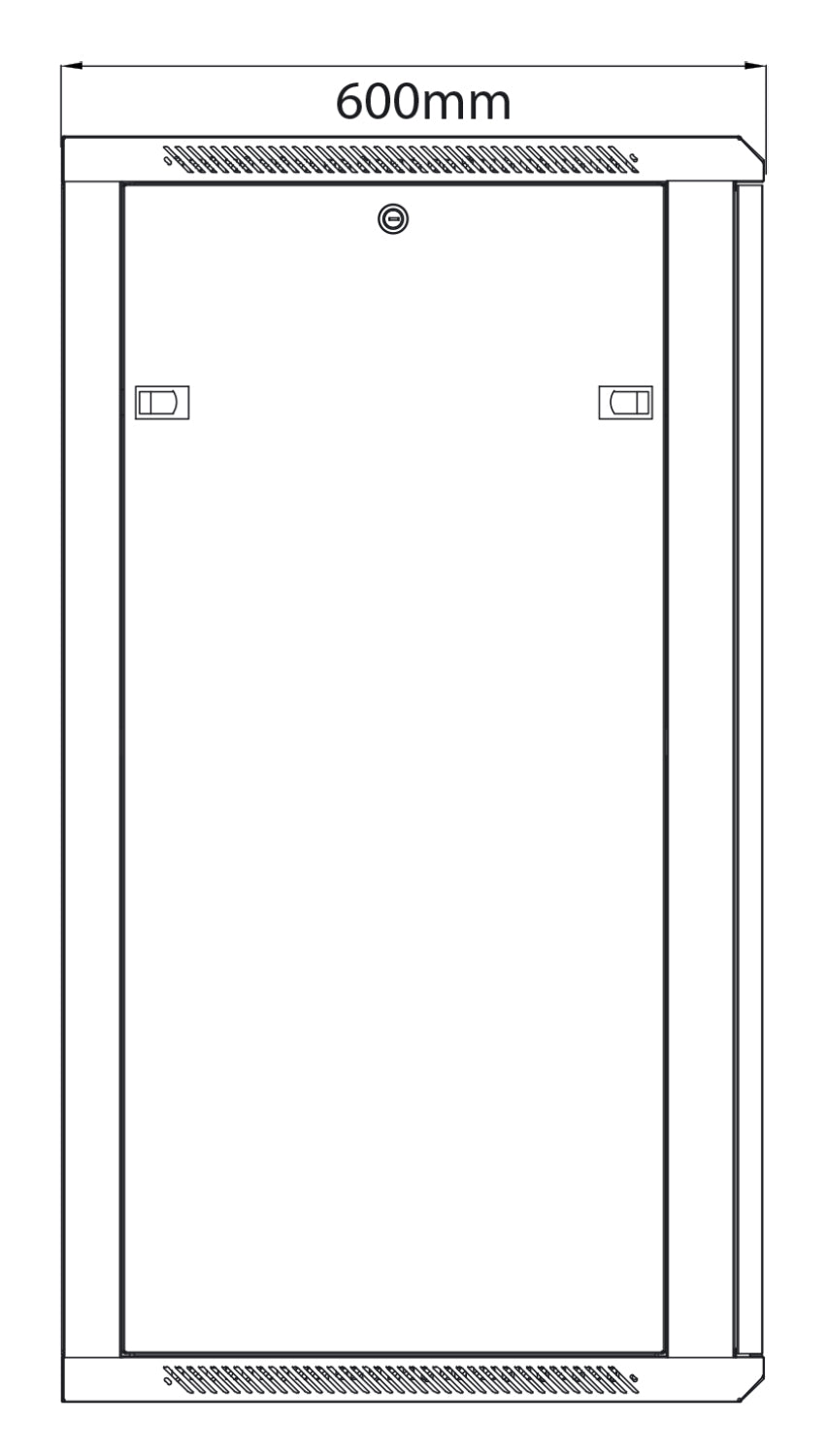 Adastra Rack Cabinet 22U x 600mm Deep - view 3