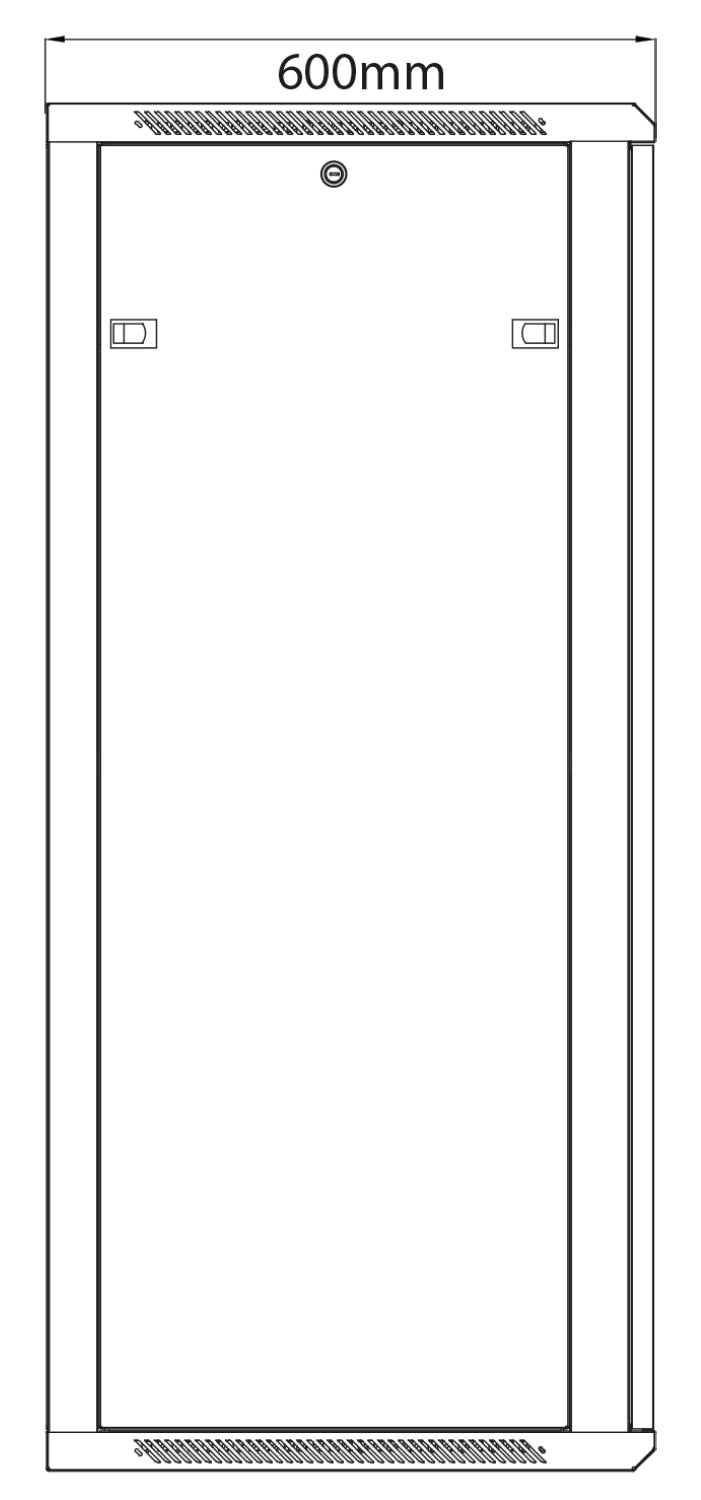 Adastra Rack Cabinet 28U x 600mm Deep - view 3