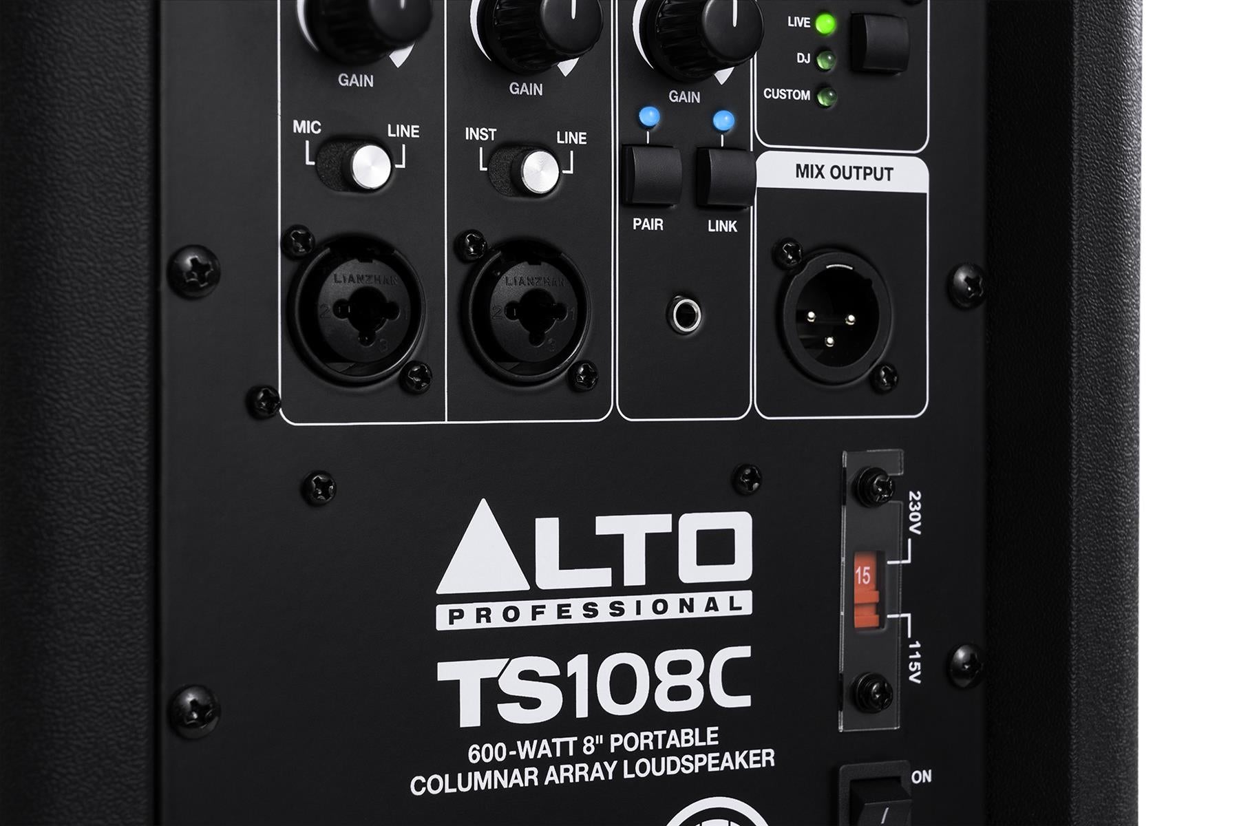 Alto Pro TS108C All-in-one Column Array PA Speaker