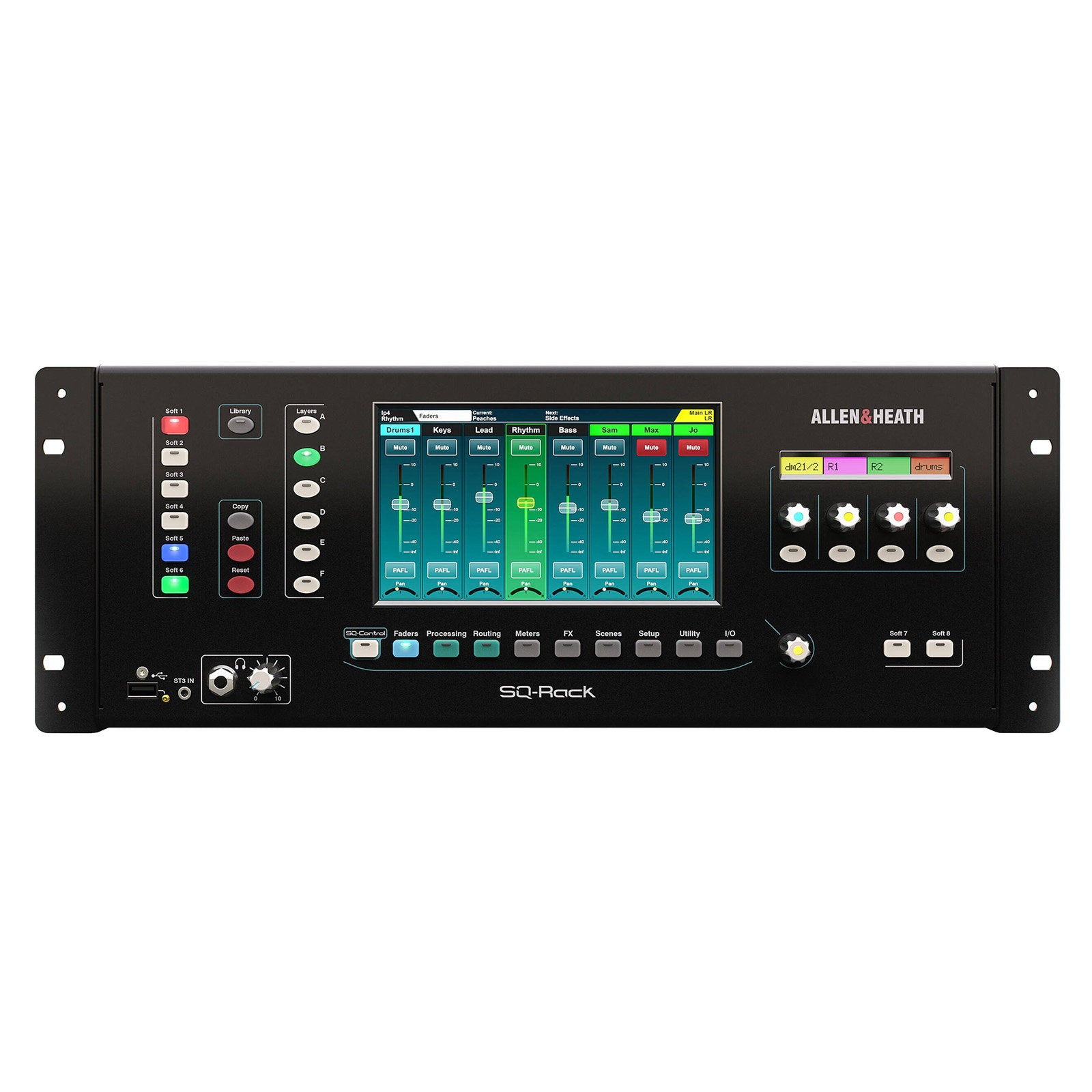 Allen & Heath 48ch Digital Mixer 16 Mic/Line 12 XLR out SQ-Rack  - Alternate View 5