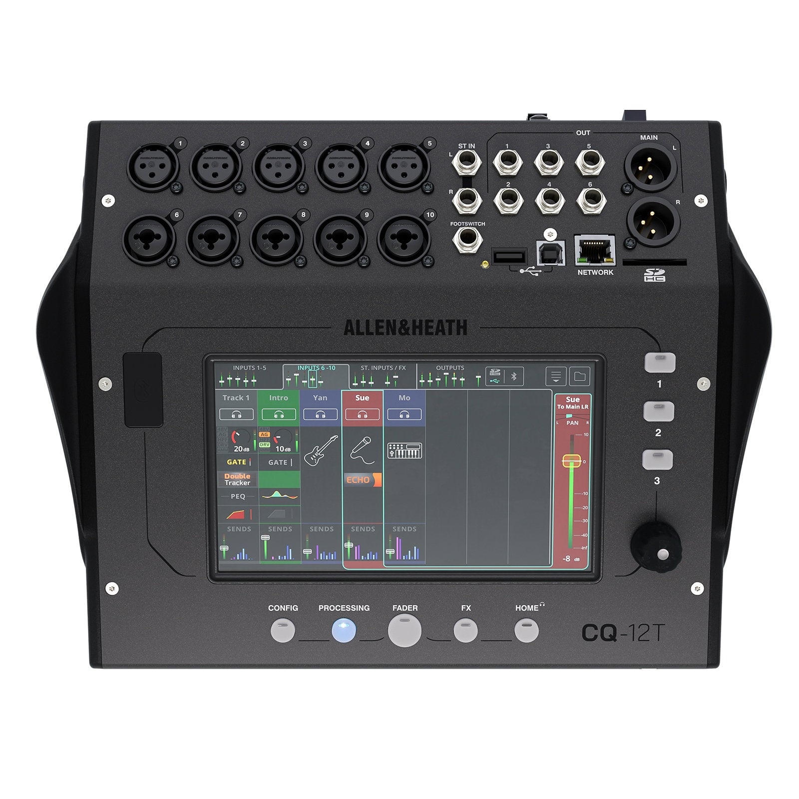 Allen & Heath Small Format Digital Mixing Console CQ12T  - Alternate View 3