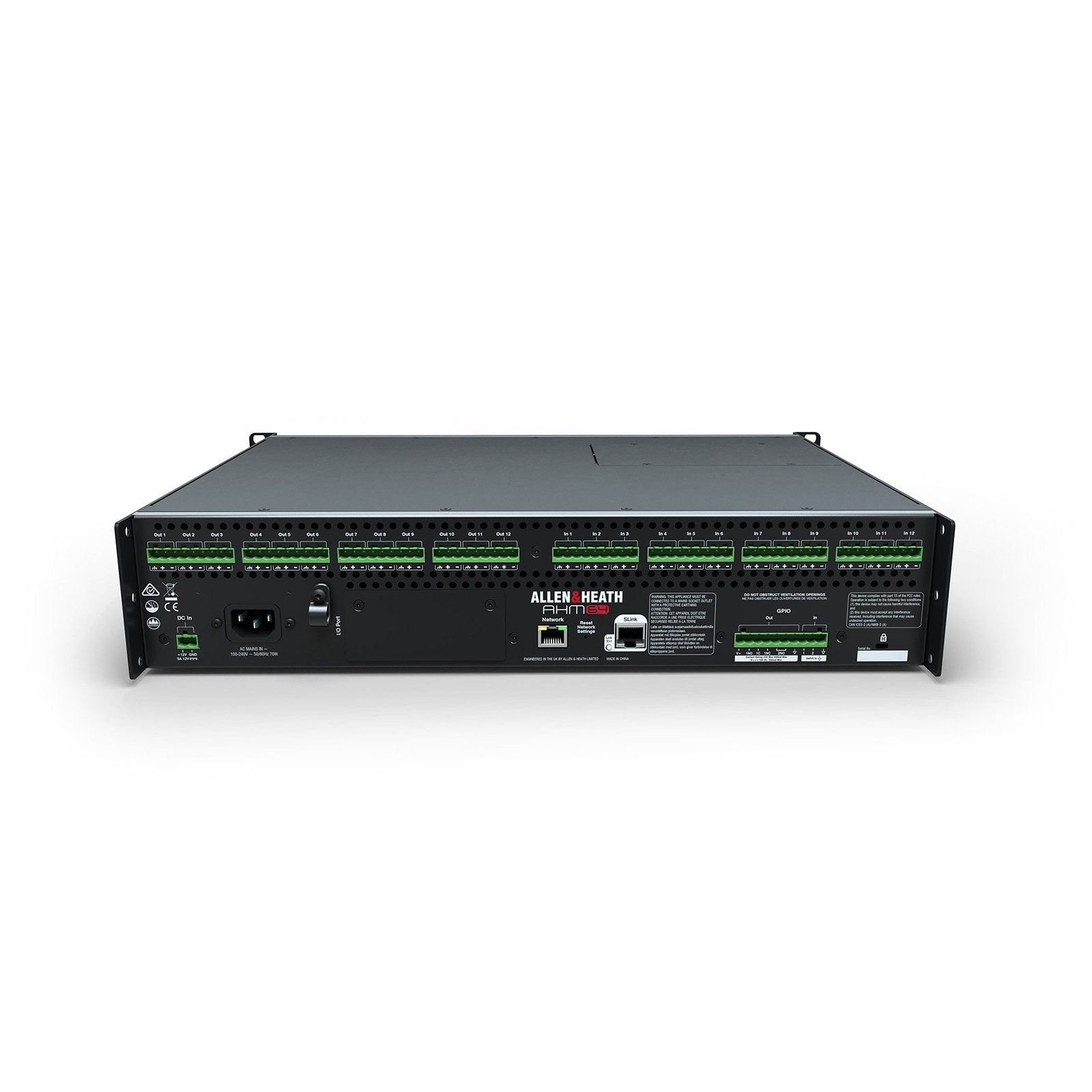 Allen & Heath AHM64 64x64 Matrix Processor - Alternate View 8