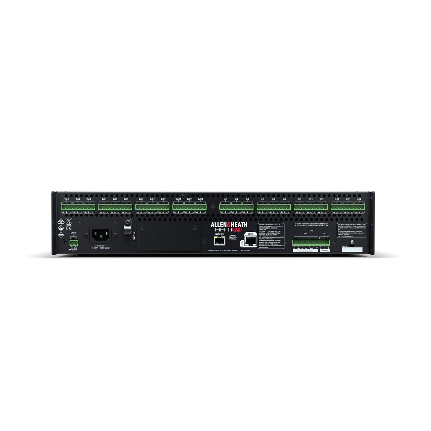 Allen & Heath AHM64 64x64 Matrix Processor - Alternate View 5