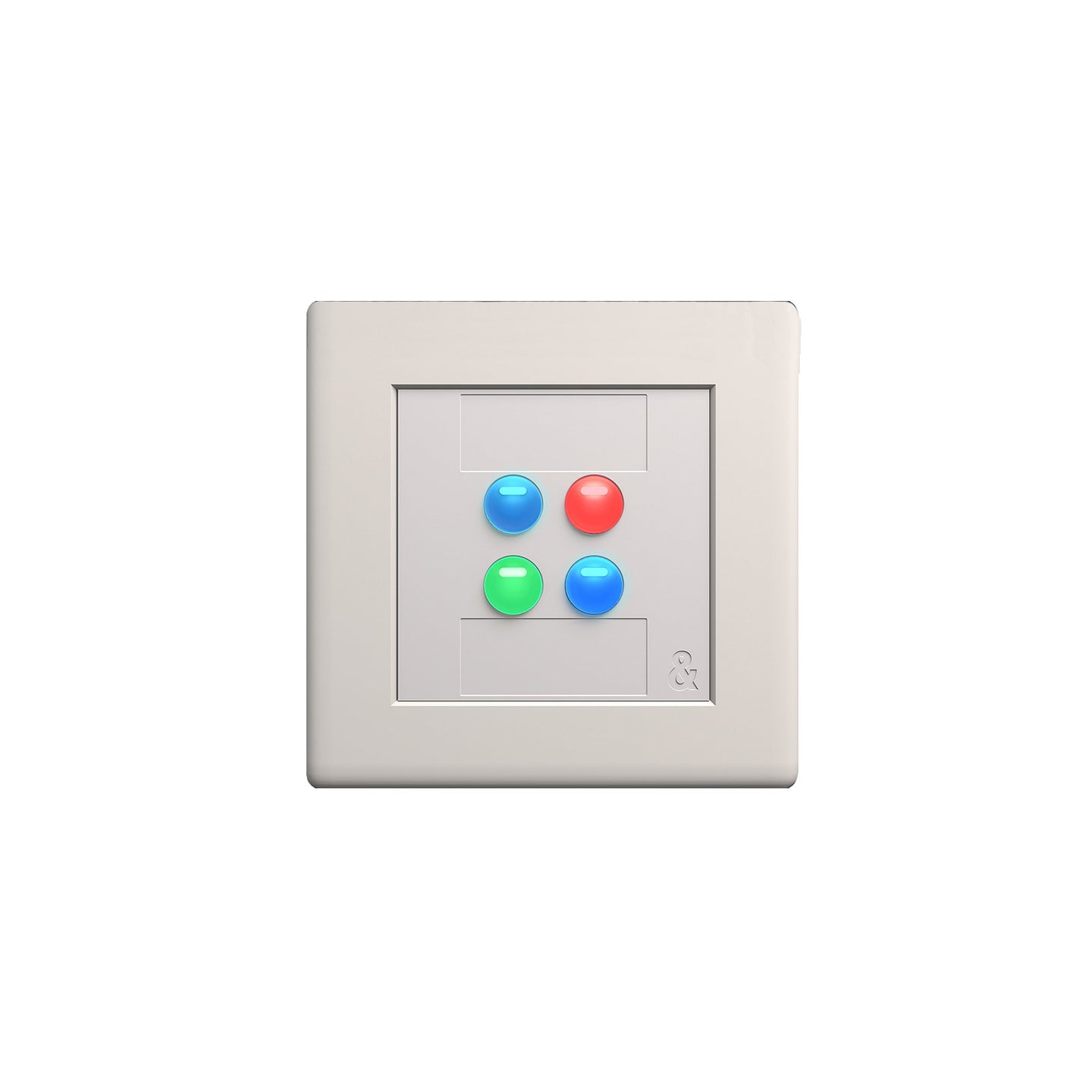 Allen & Heath White IP4 remote controller for dLive.  4 x buttons PoE TC IP4-WH-EU/X - Main View