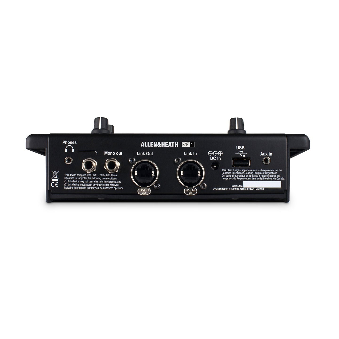 Allen & Heath 40 Channel Personal Mixer with PSU HP hook & Mic Bracket ME-1 - Main View