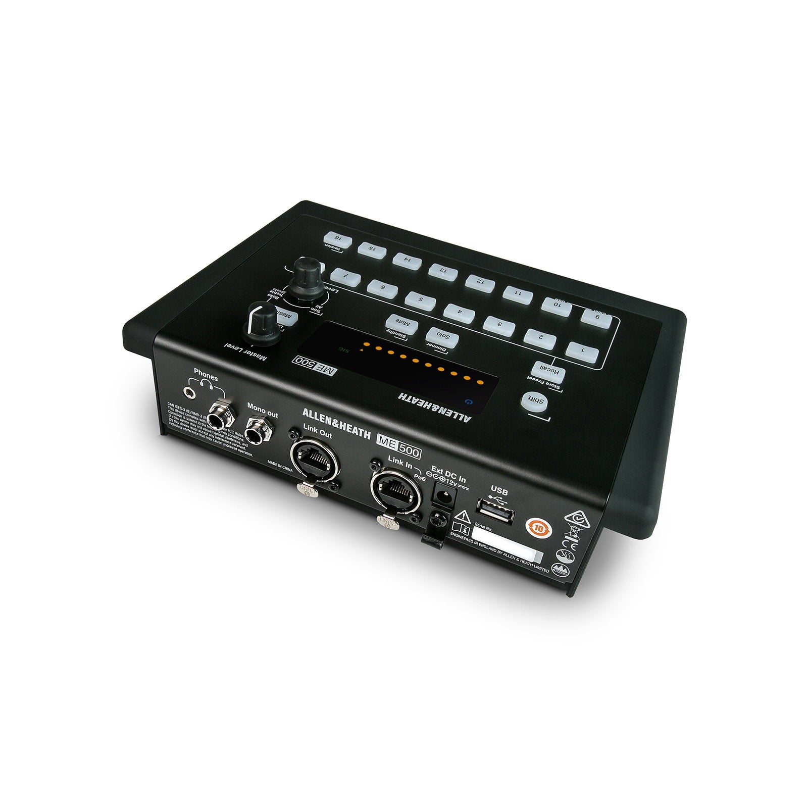 Allen & Heath 16 Channel Personal Mixer ME-500  - Alternate View 14