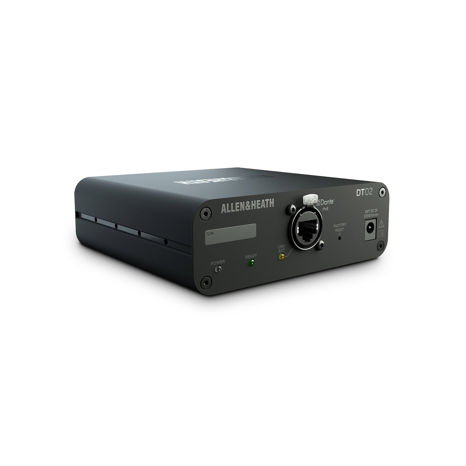 Allen & Heath Dante Output Interface 2 Out (No PSU) DT02M - Back Panel and Connections