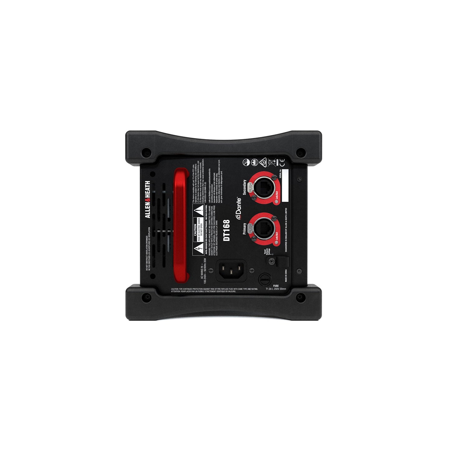 Allen & Heath Portable Dante I/O Expander 16 Mic/Line 8 XLR Out DT168 - Alternate View 1