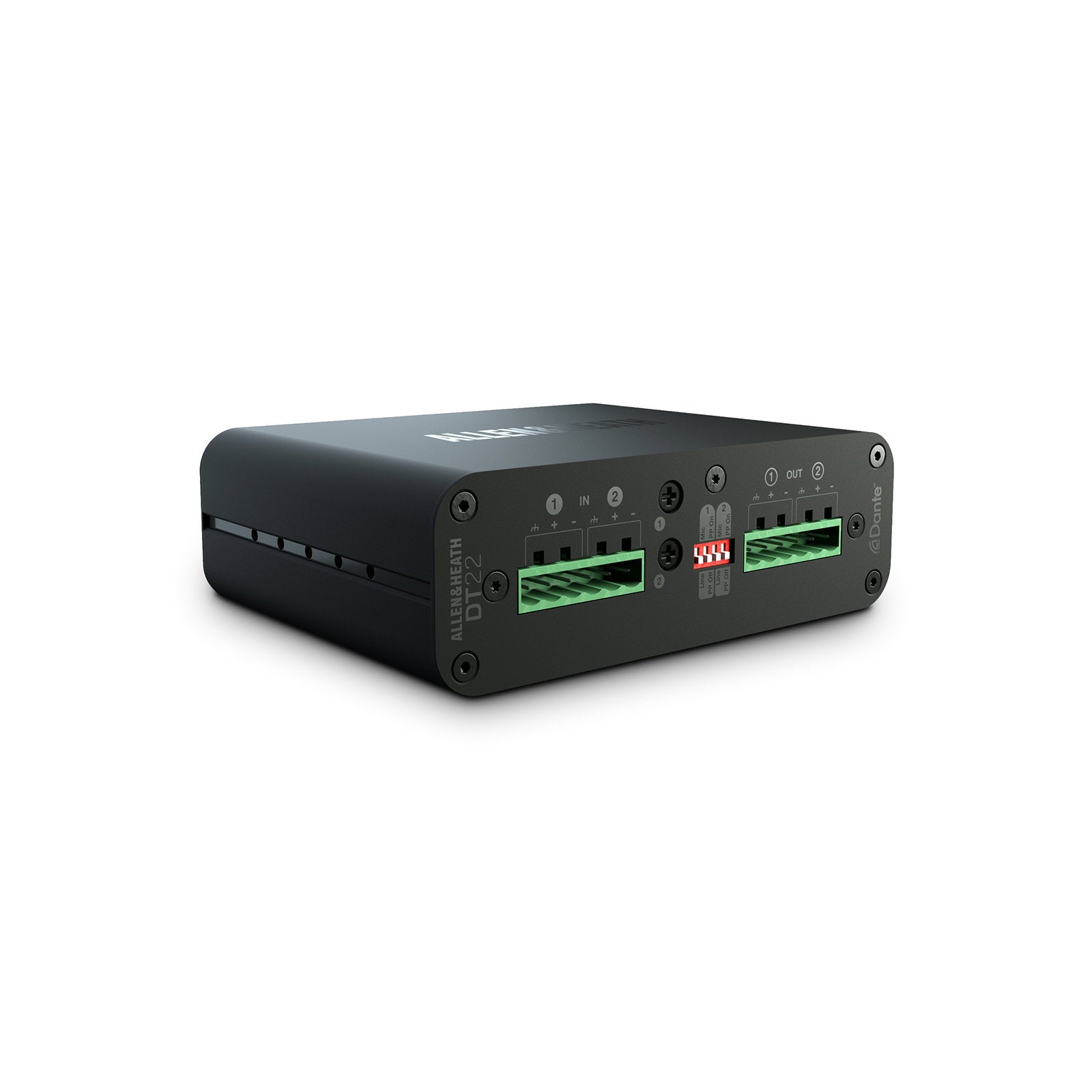 Allen & Heath Dante Input/Output Interface - 2 In 2 Out Pheonix Connector DT22M - Alternate View 4