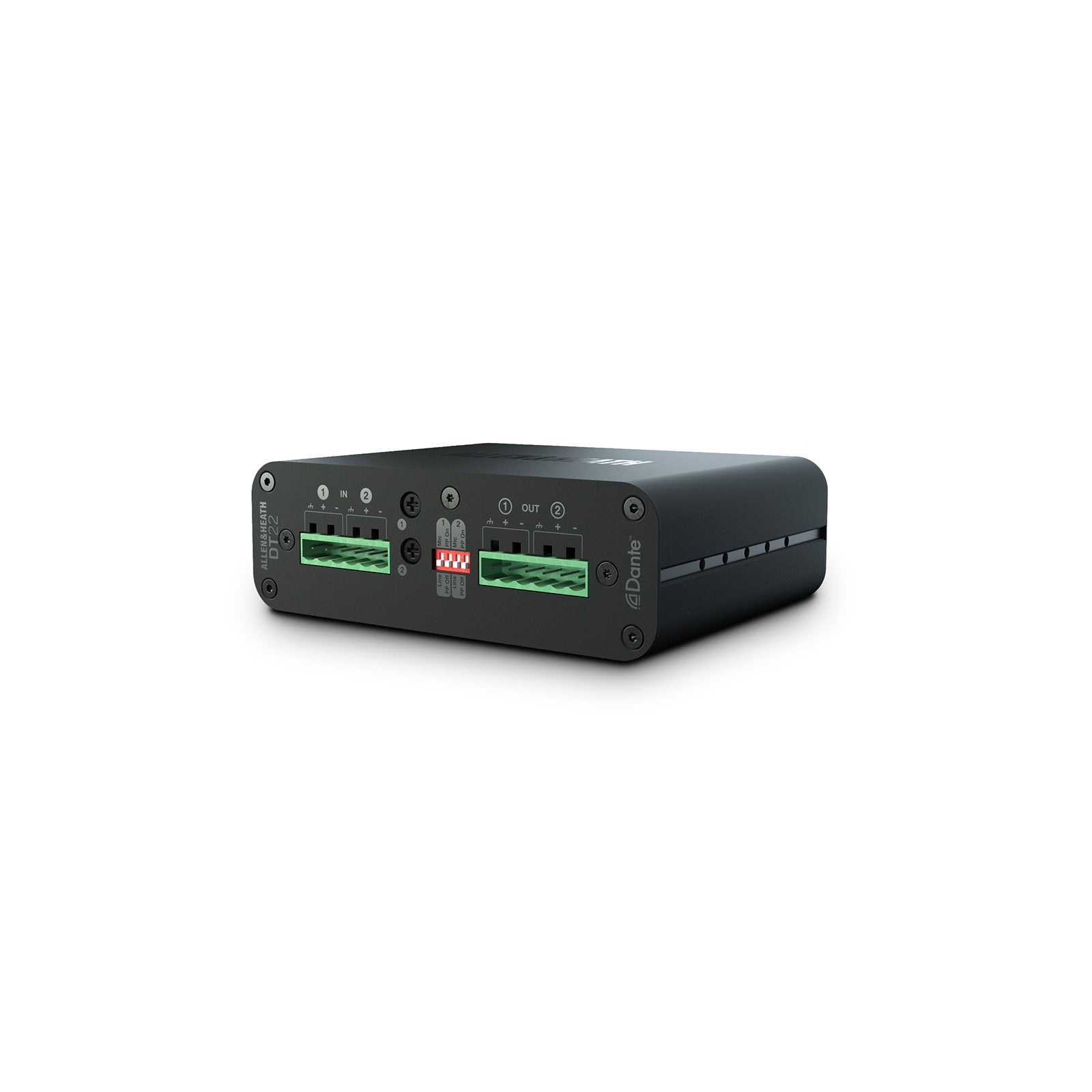 Allen & Heath Dante Input/Output Interface - 2 In 2 Out Pheonix Connector DT22M - Alternate View 5