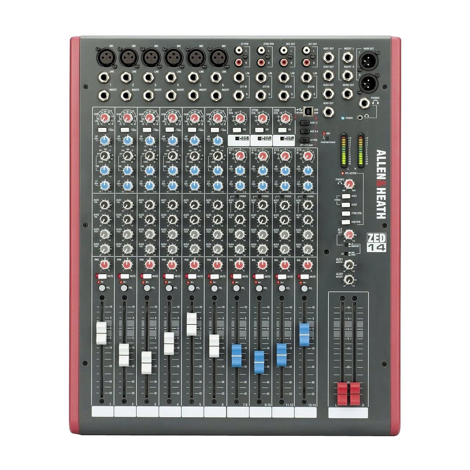 Allen & Heath Compact Stereo Mixer ZED-14   - Main View