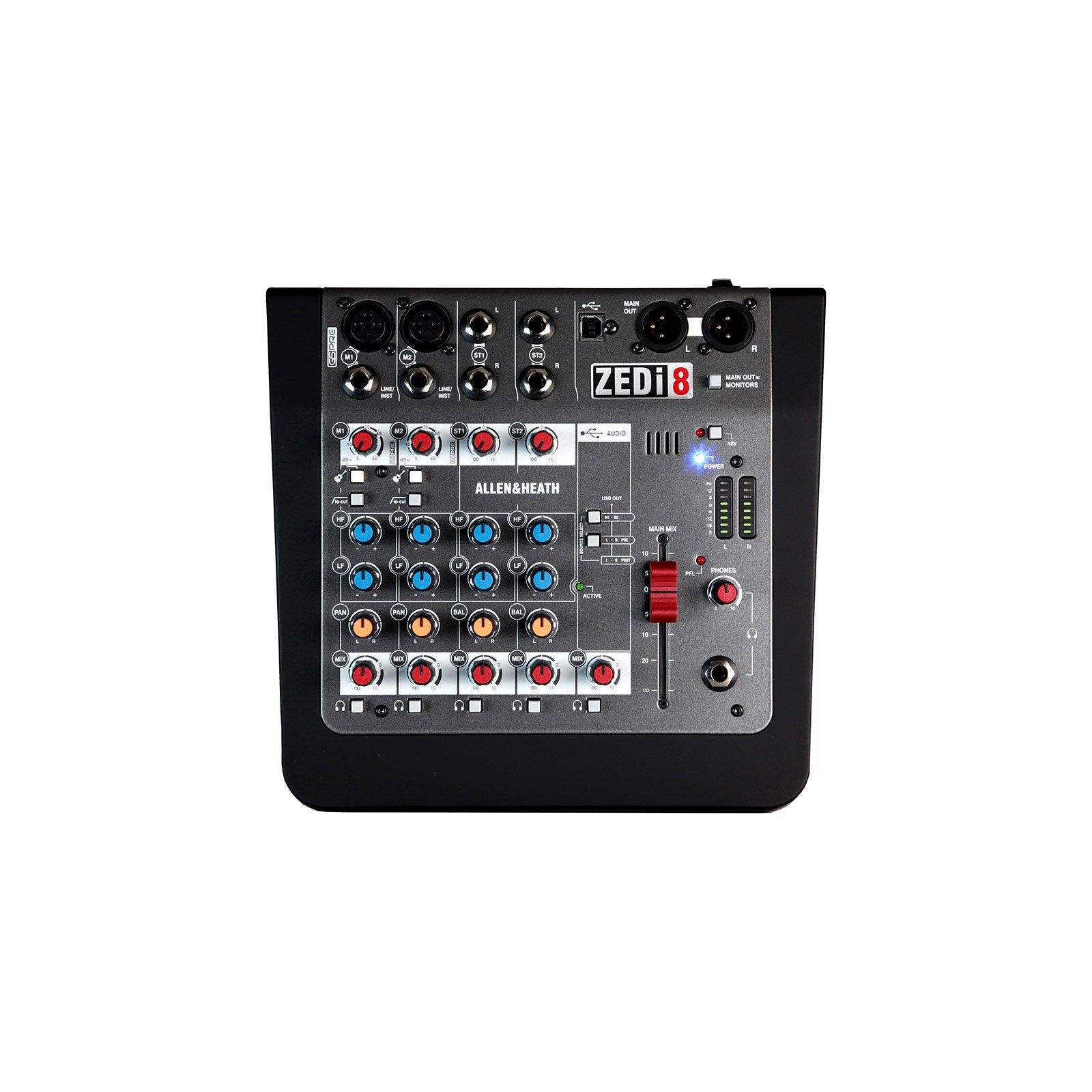 Allen & Heath Compact Stereo Mixer ZED-i8x - Main View