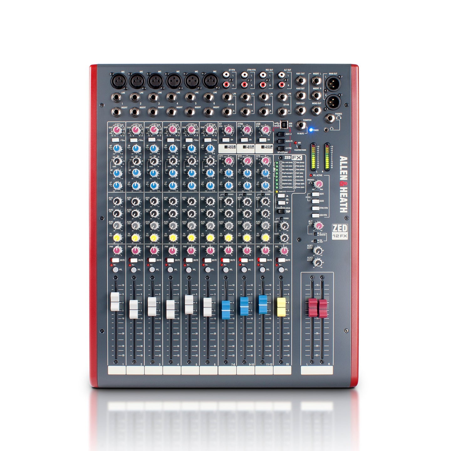 Allen & Heath Compact Stereo Mixer ZED12FX - Main View
