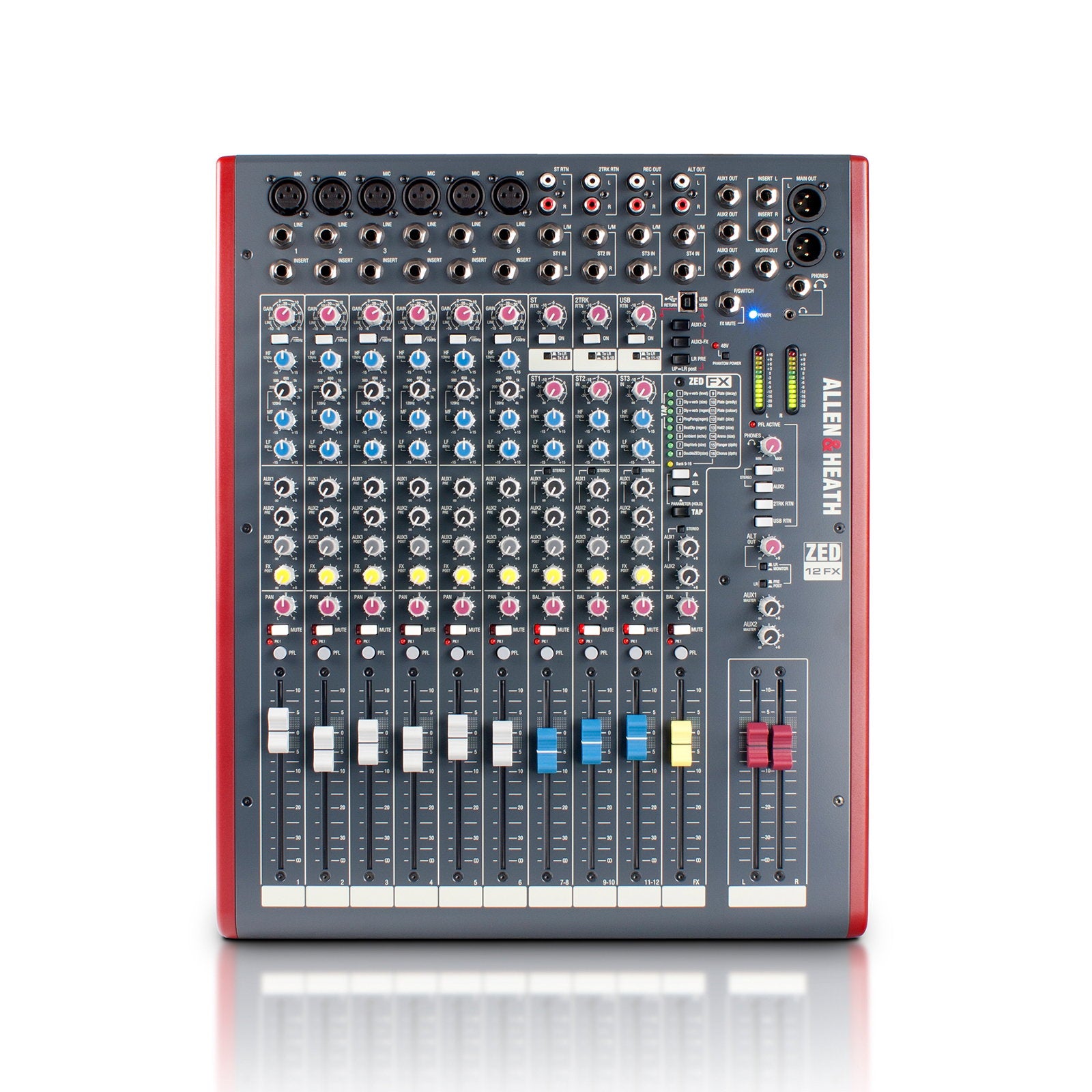 Allen & Heath Compact Stereo Mixer ZED12FX - Main View