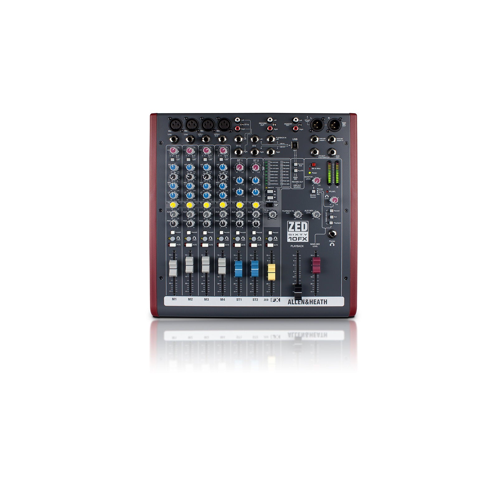 Allen & Heath Compact Stereo Mixer ZED60-10FX - Alternate View 4